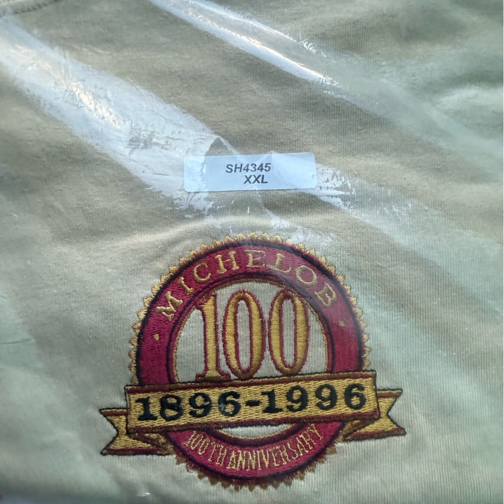 Deadstock VINTAGE 90s Anheuser-Busch Bundle 1996 Michelob & Buds of Summer XXL - Picture 3 of 3